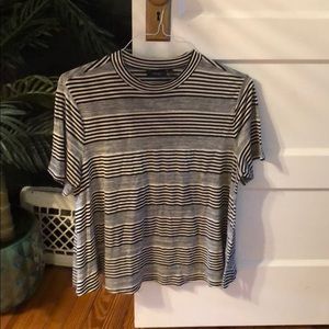 Women’s striped oversized top